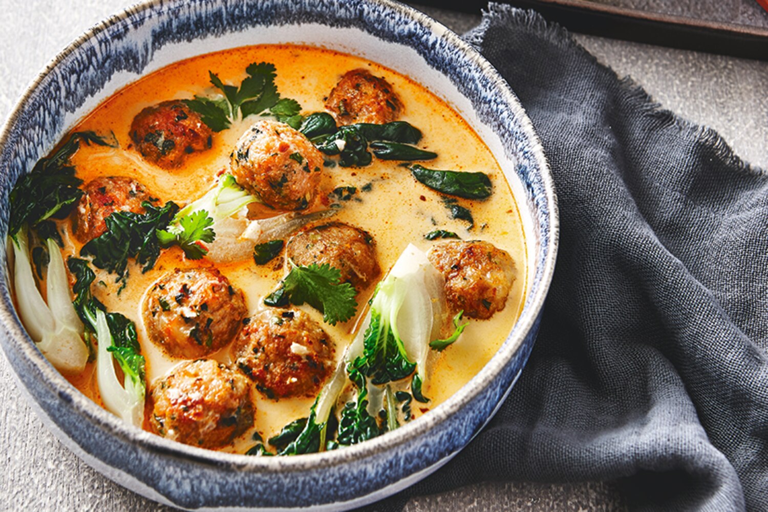 Shrimp Meatballs In Coconut Milk Soup | Canadian Living