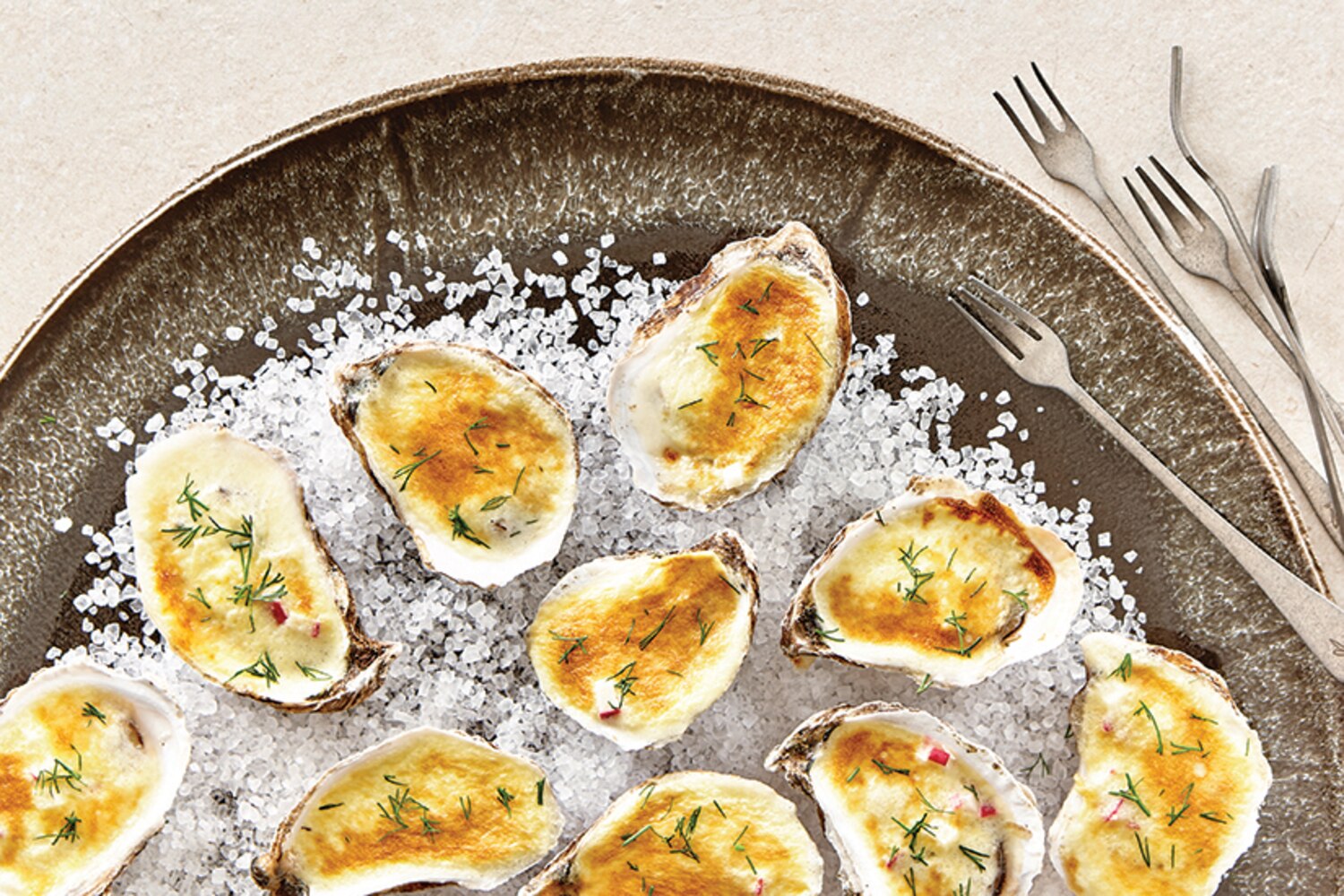 OYSTERS AU GRATIN WITH CIDER SABAYON Canadian Living