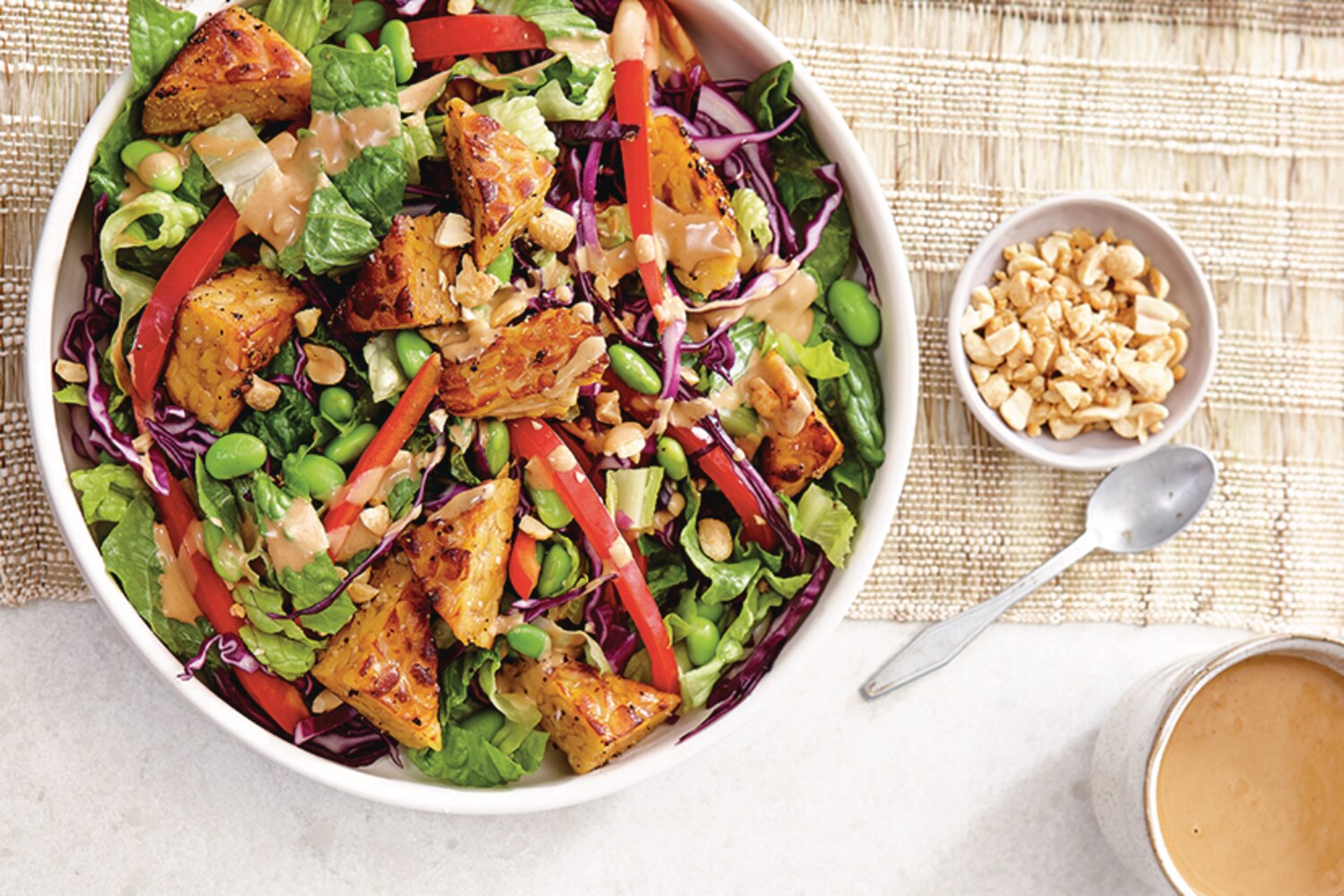 Tempeh & Peanut Dinner Salad | Canadian Living