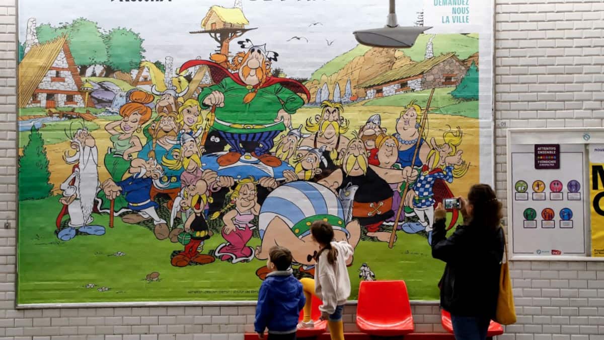 Découverte d'une ébauche d'histoire d'Astérix non achevée