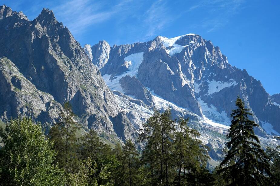 Le glacier de Planpincieux, en Italie.