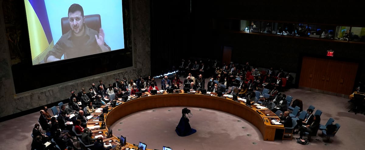 Ukraine: Zhelensky has called on the UN to take immediate action to address “Russian war crimes.” Ukraine: Zhelensky has called on the UN to take immediate action to address “Russian war crimes.”