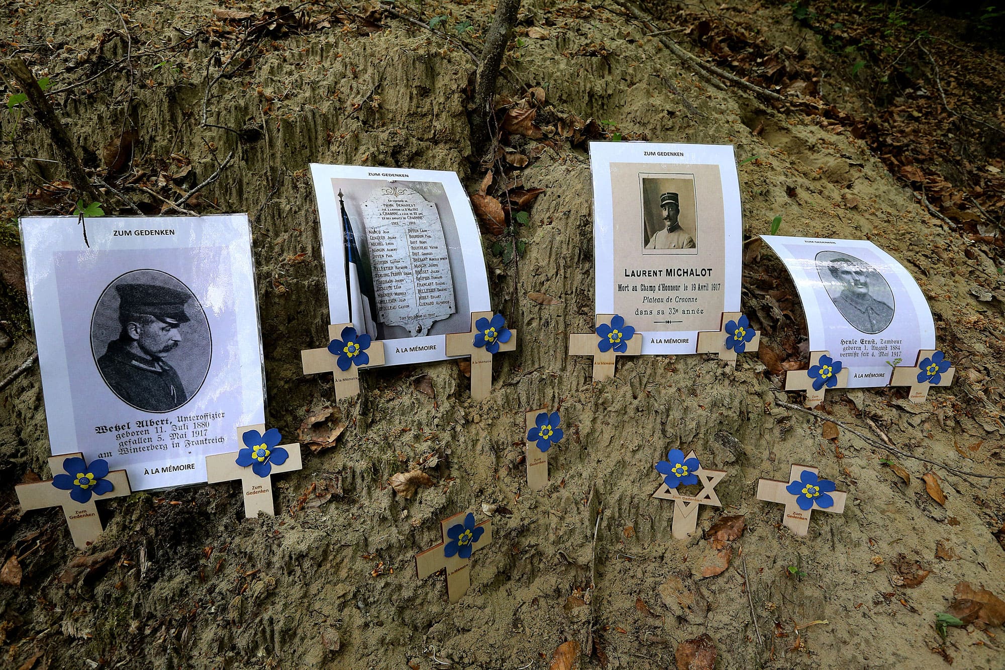 Soldats allemands emmur&eacute;s en 1917: une cavit&eacute; du &laquo;tunnel de Winterberg&raquo; identifi&eacute;e