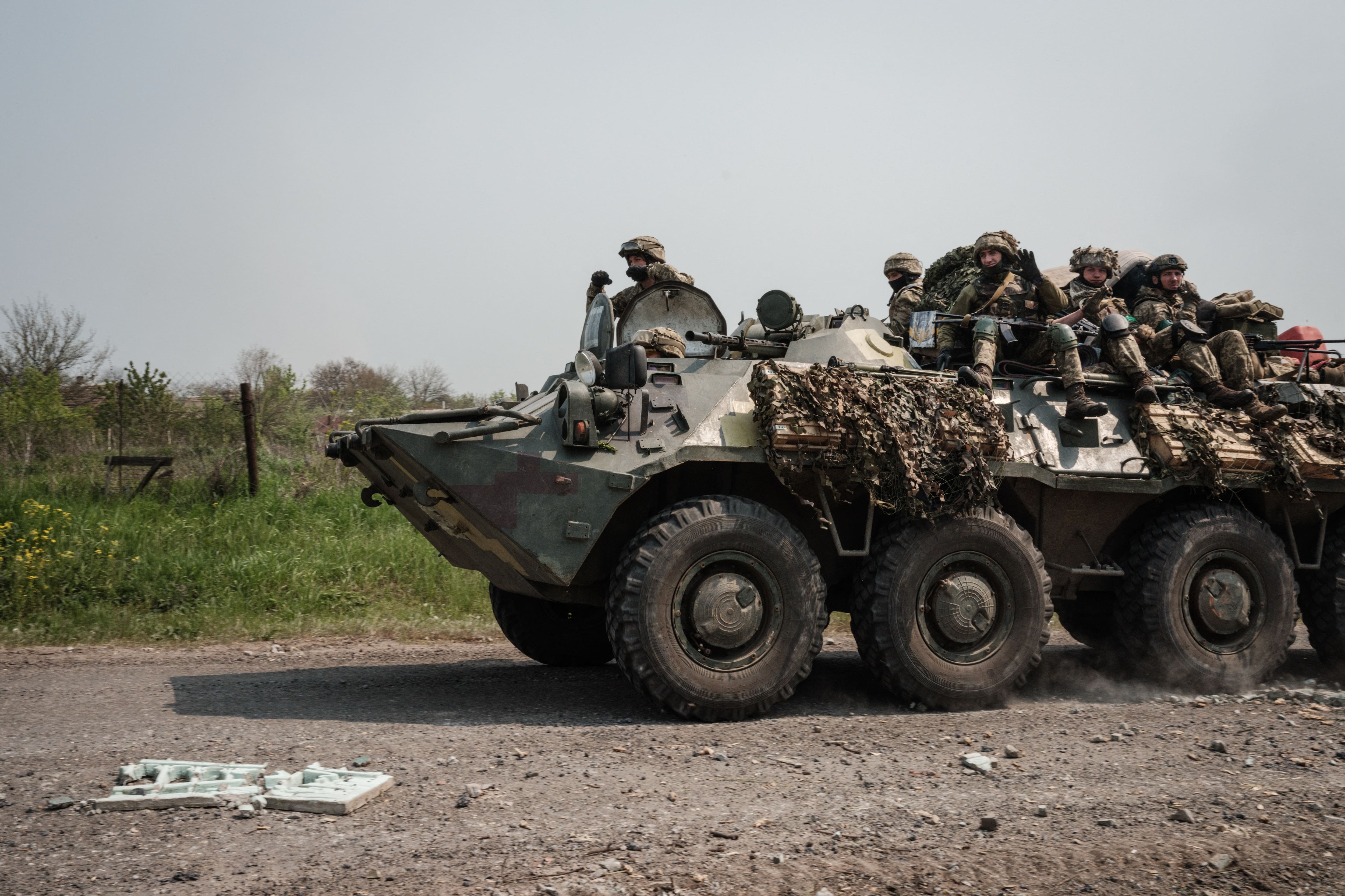 &laquo;On a vaincu les nazis, on vaincra les Russes&raquo;: en Ukraine, la victoire de 1945 n'est plus la m&ecirc;me