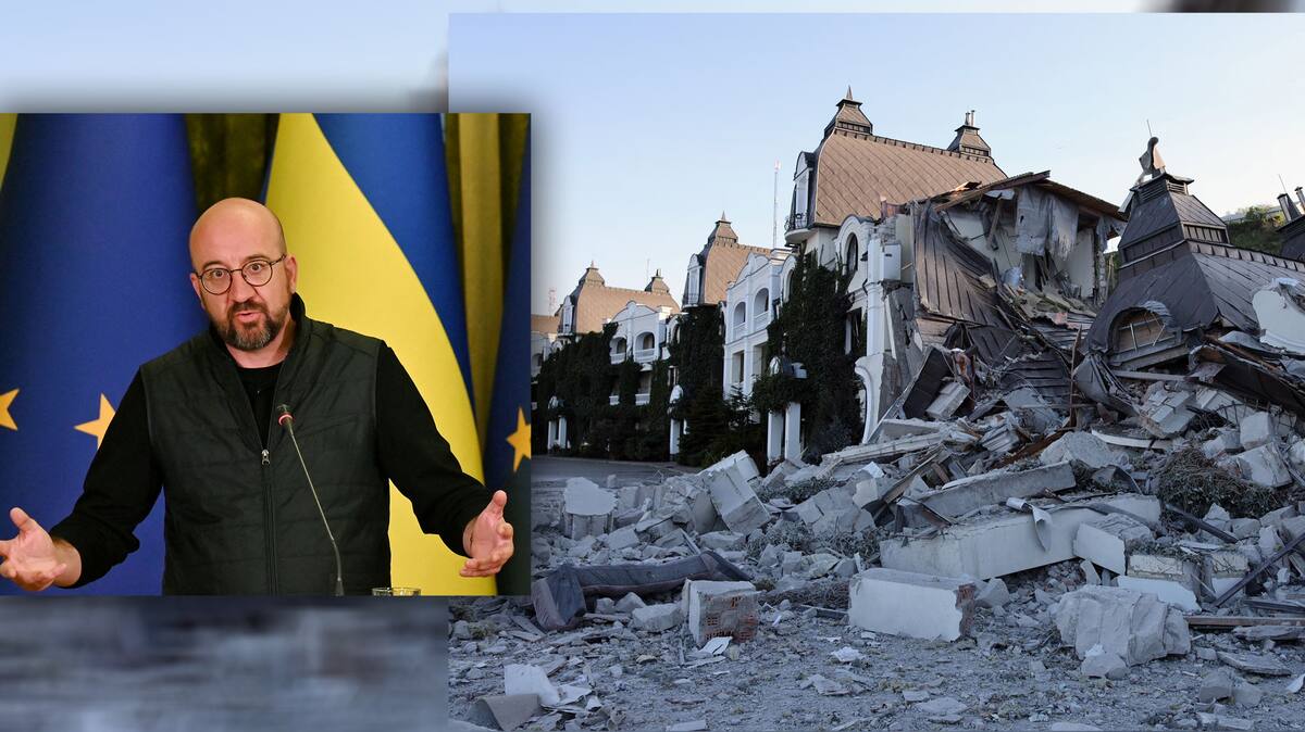 En visite surprise en Ukraine, Charles Michel forcé de s'abriter à cause de frappes