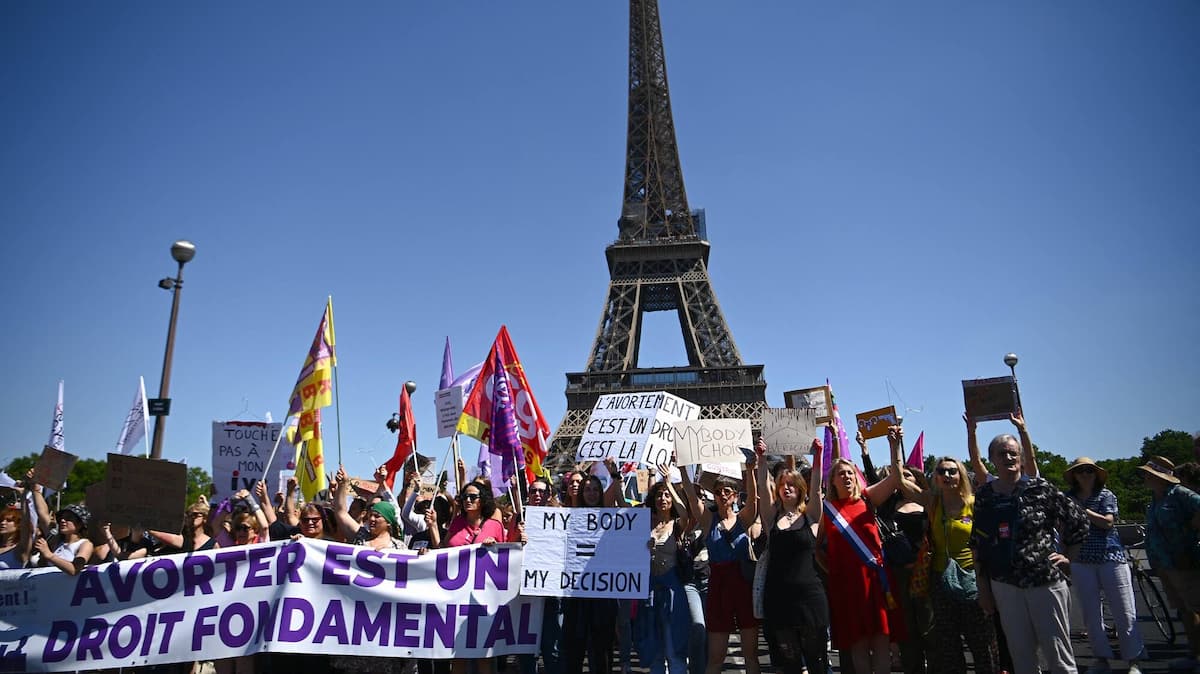 EN IMAGES | Manifestations en France pour défendre le droit à l'avortement