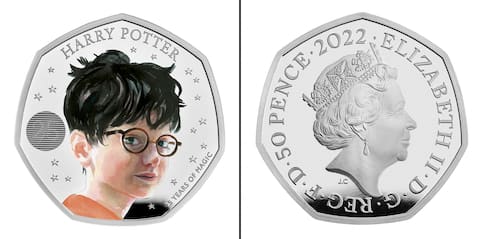 Harry Potter on UK coins