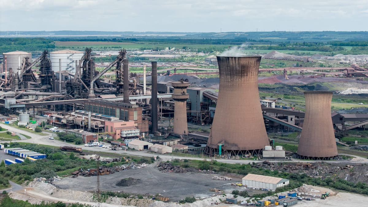 The British government announces the nationalization of the steelmaker British Steel The British government announces the nationalization of the steelmaker British Steel