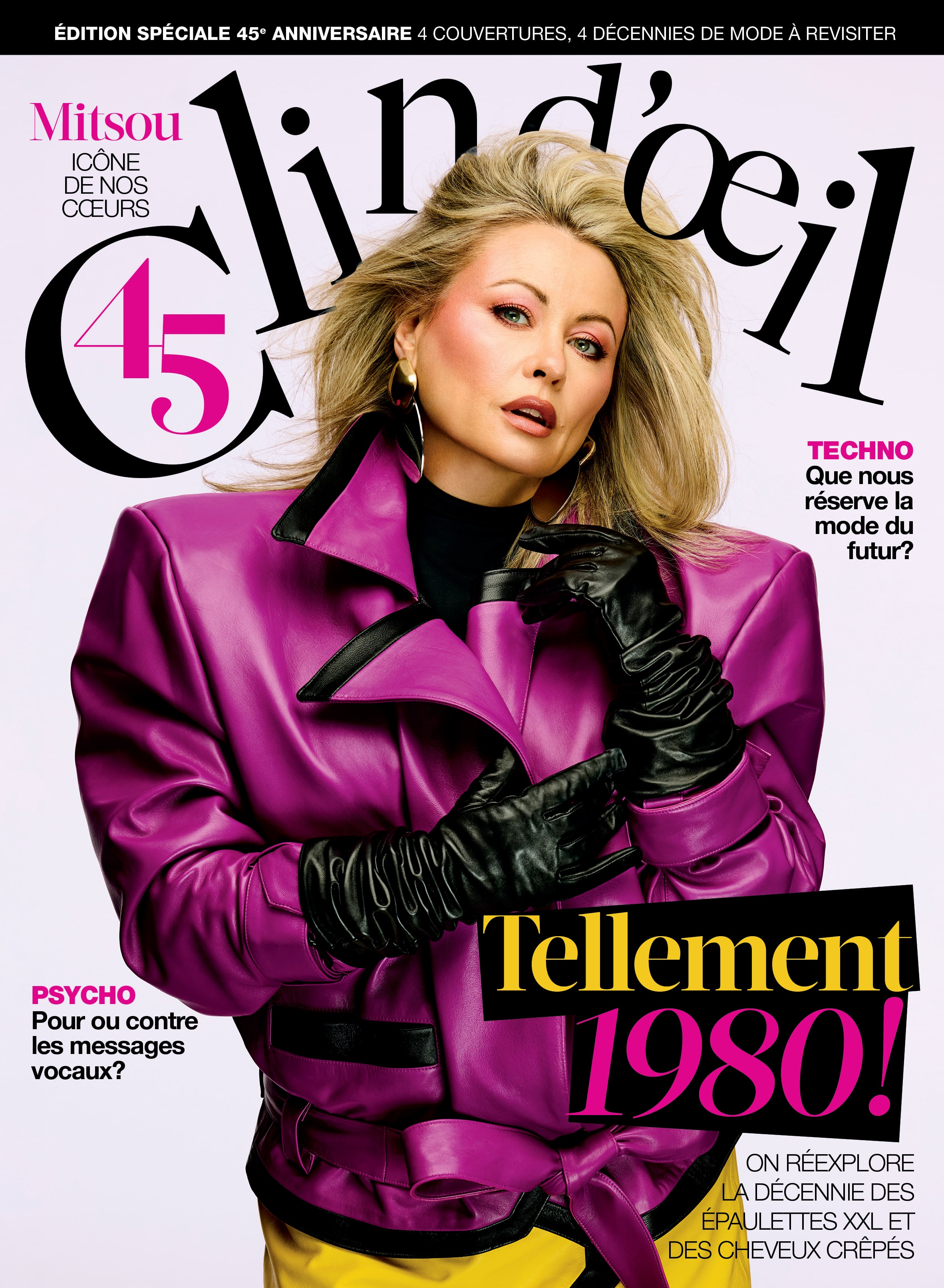 Mitsou brille en couverture du magazine