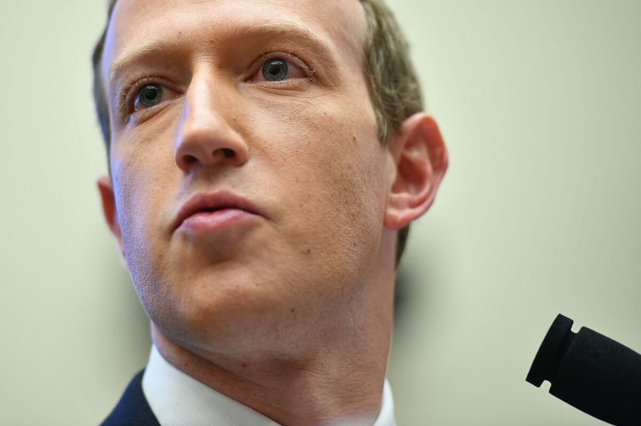 Mark Zuckerberg, le 23 octobre 2019.