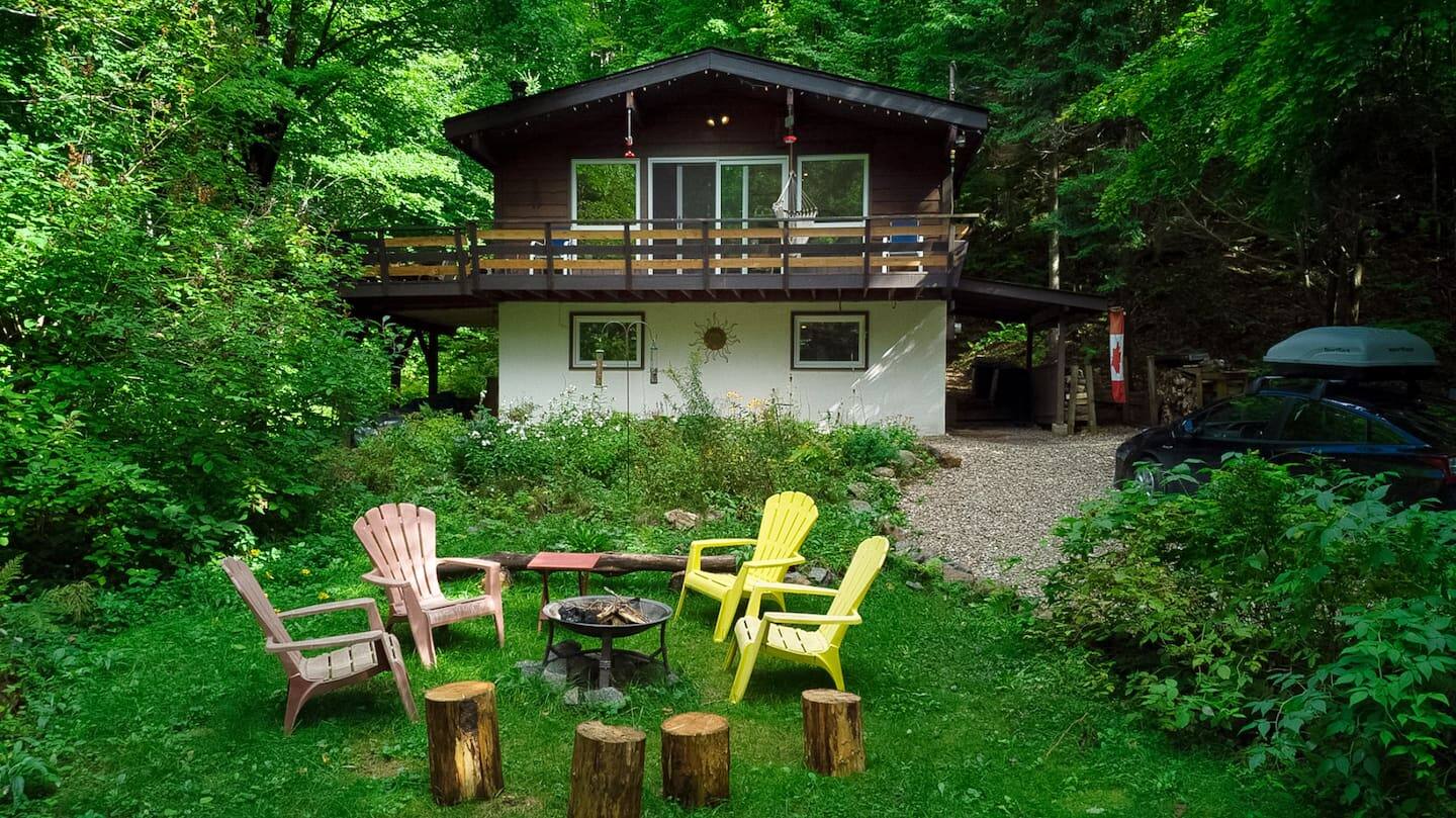 Un splendide chalet en forêt à louer à LacSainteMarie Silo 57