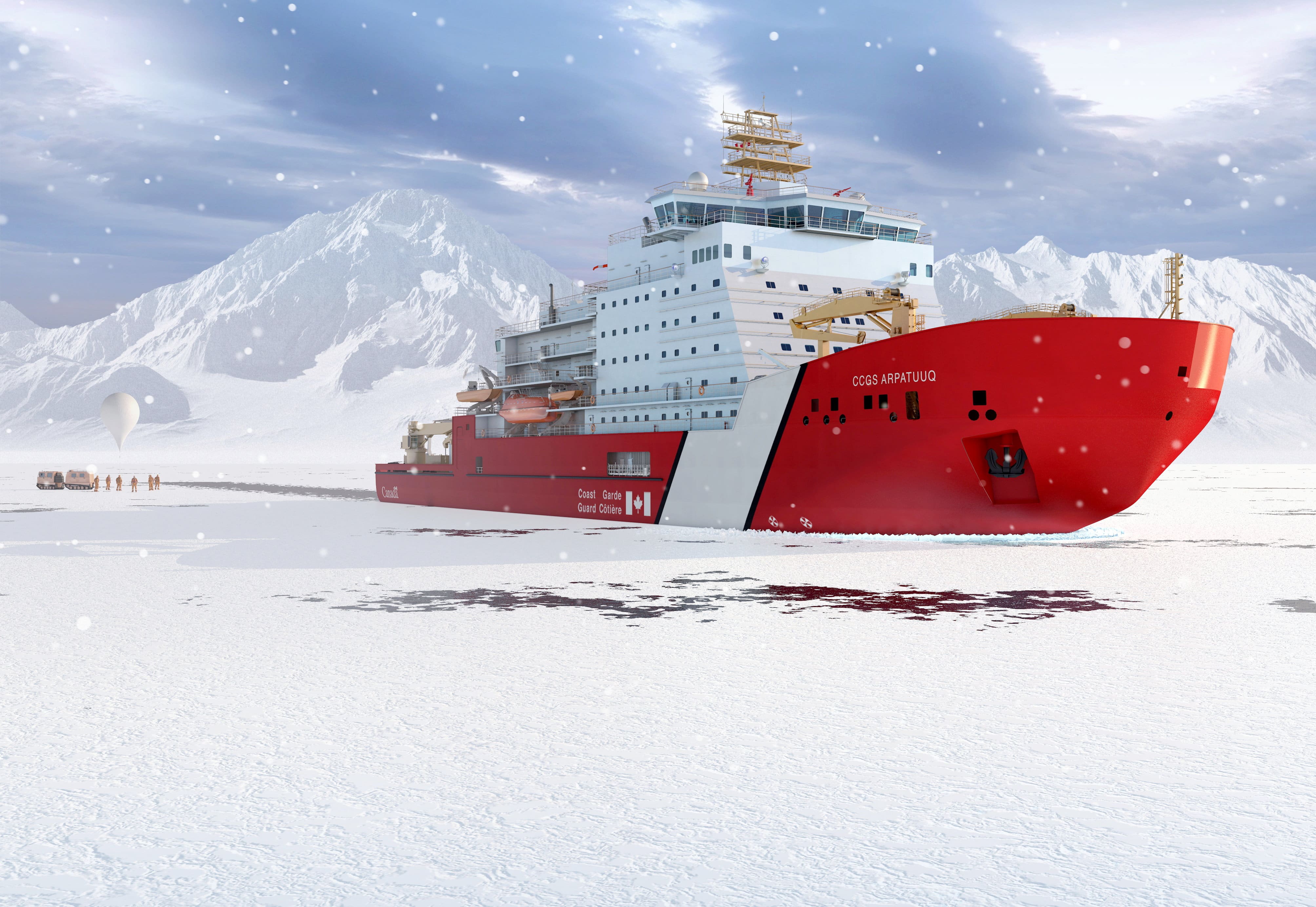 Brise-glace «Polar Max»: la pièce maîtresse de la stratégie canadienne dans l’Arctique construite à Lévis