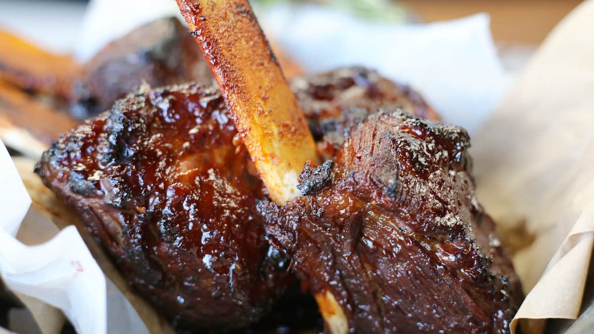 Côtes levées de bœuf laquées à la coréenne