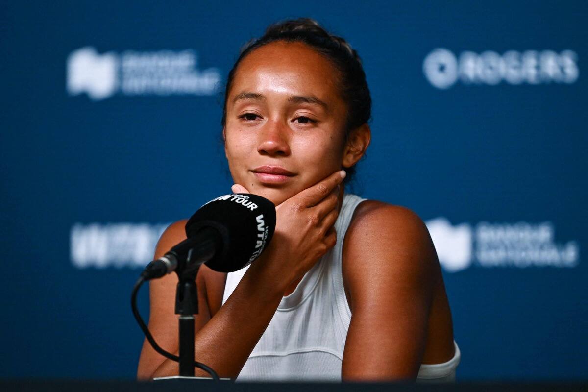 D&eacute;faite &agrave; l'Omnium Banque Nationale: en pleurs, Leylah Fernandez dit s'&ecirc;tre fait promettre qu'elle pourrait jouer de soir