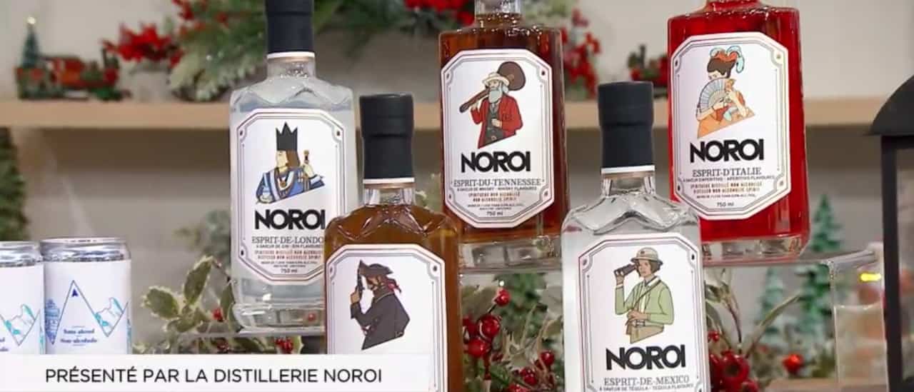 Les breuvages sans alcool de la distillerie Noroi