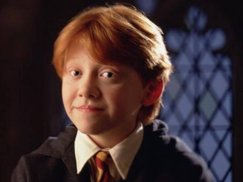 Rupert Grint dans les débuts d'Harry Potter