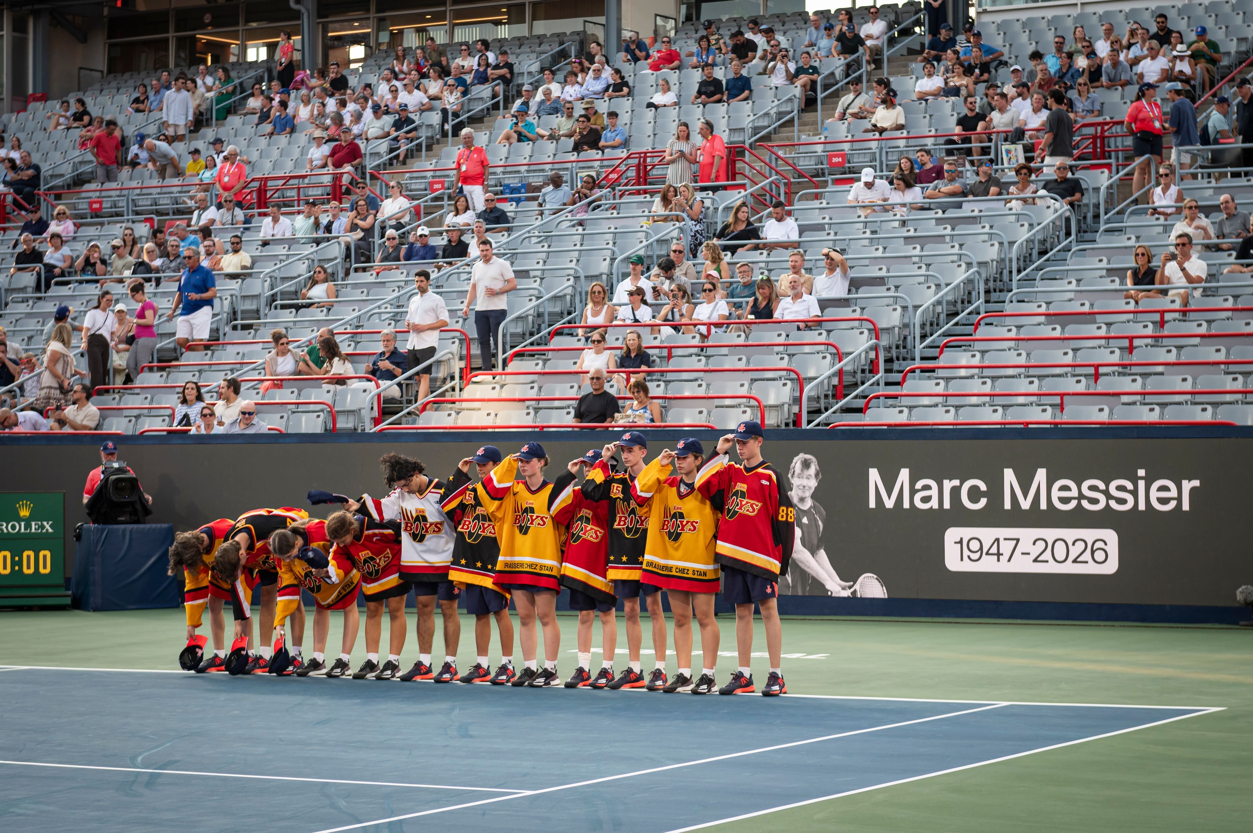 Hommage à Marc Messier: l'acteur était un «joueur élégant» de tennis