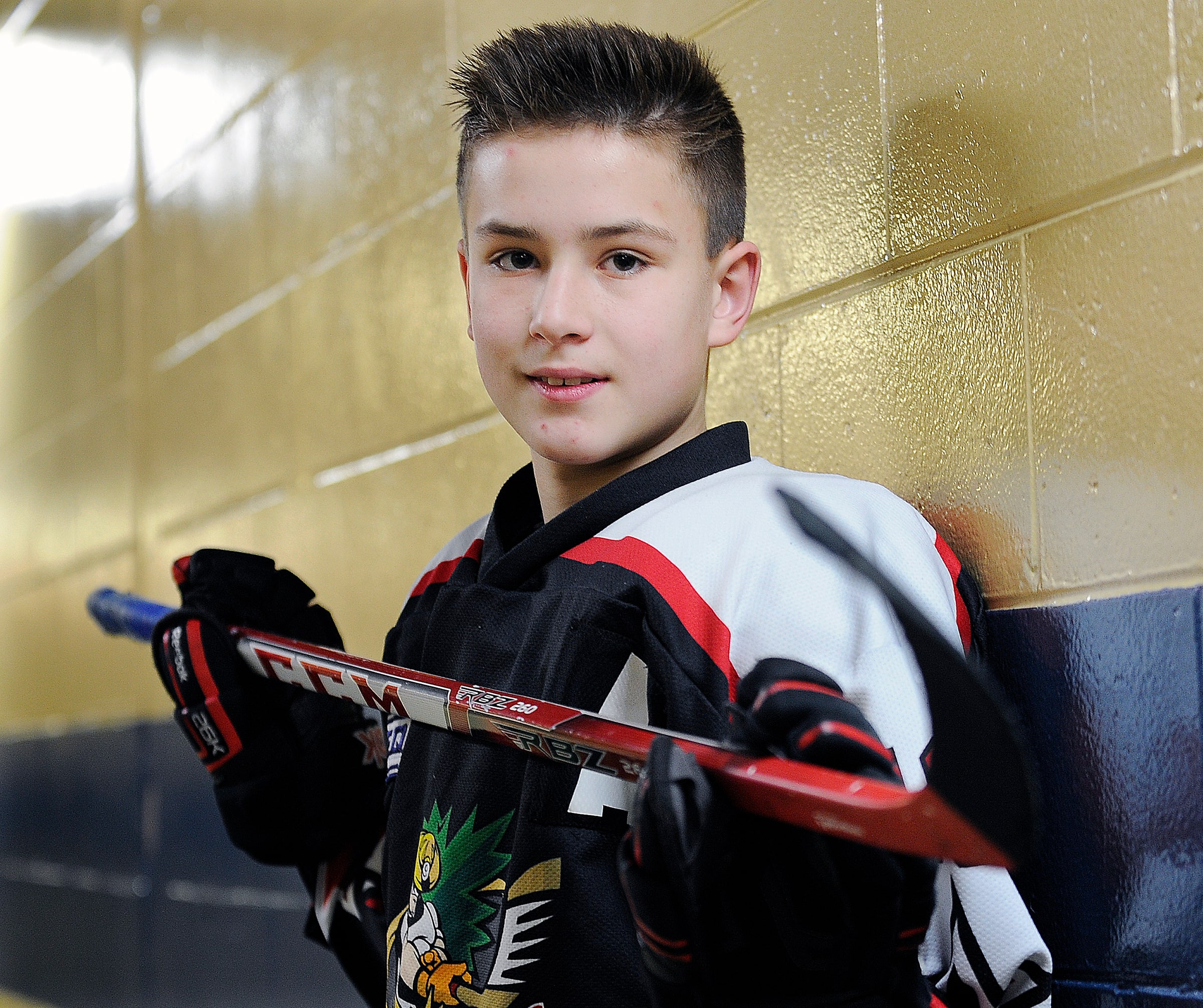 Joshua Roy no uniforme das Élites de Beauce-Appalaches, em 24 de janeiro de 2016.