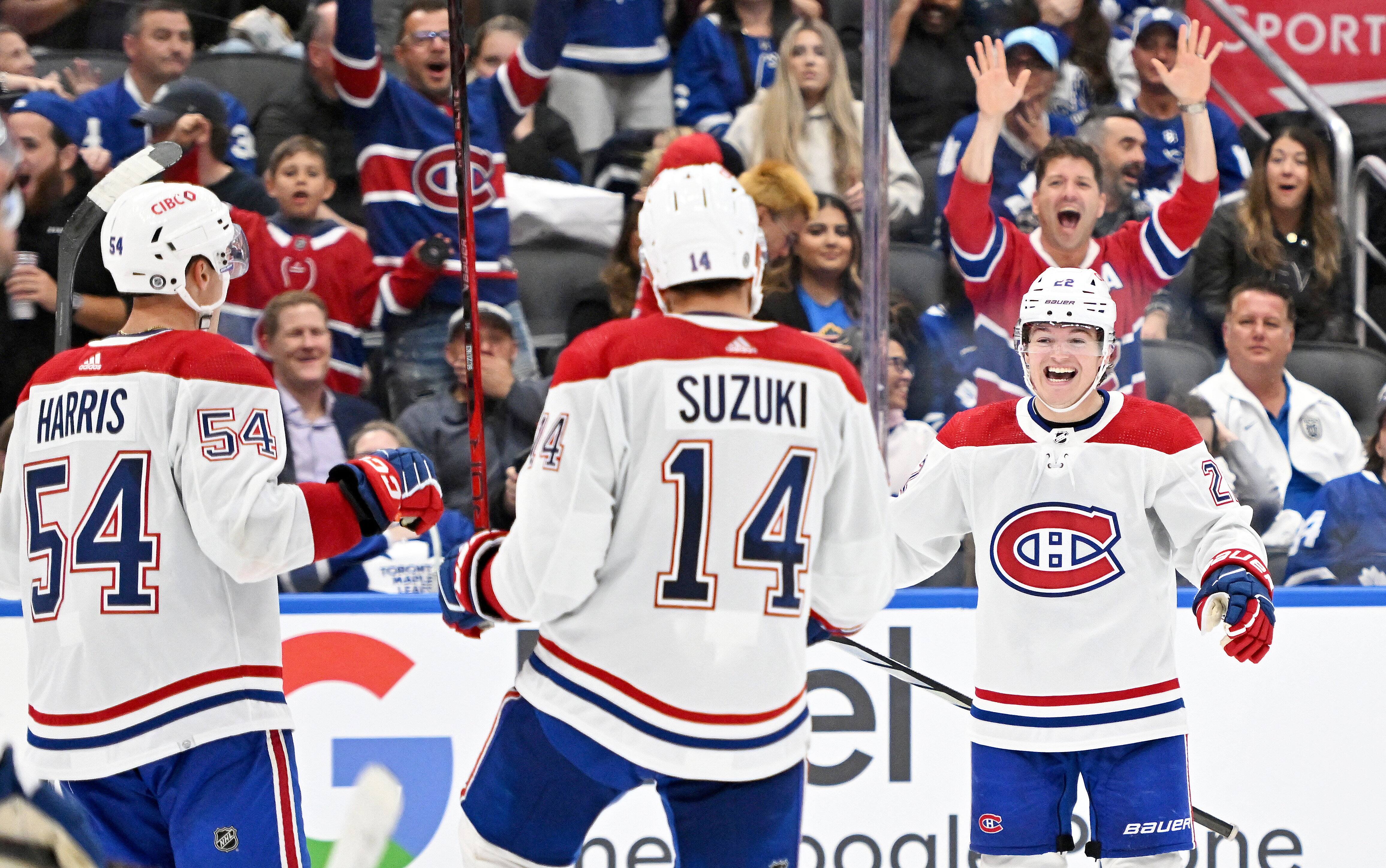 Canadien 5, Maple Leafs 4: Nick Suzuki joue les h&eacute;ros en prolongation