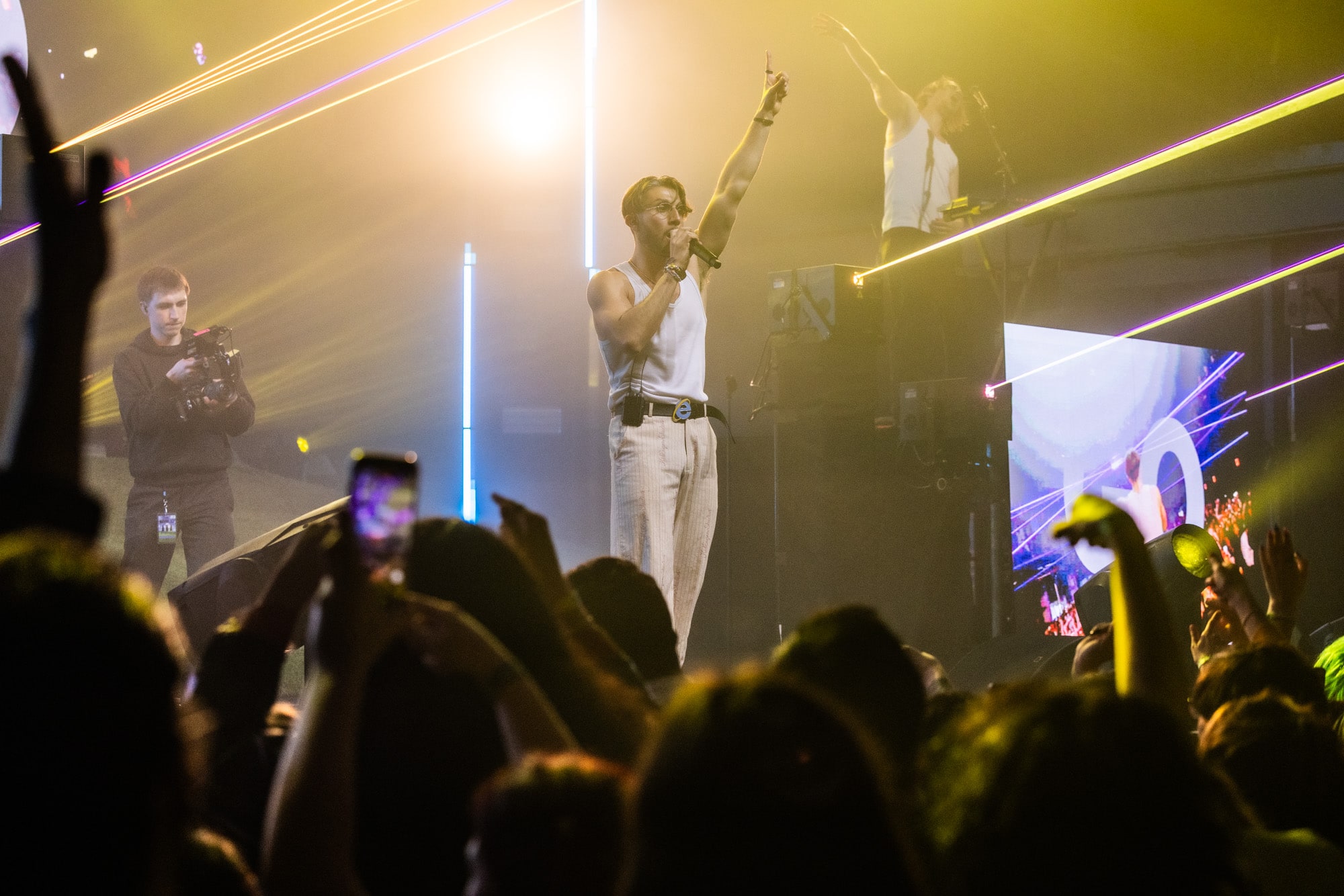 Le rappeur canadien bbno$, photographié dans le cadre de sa tournée mondiale «The Internet Explorer Tour».