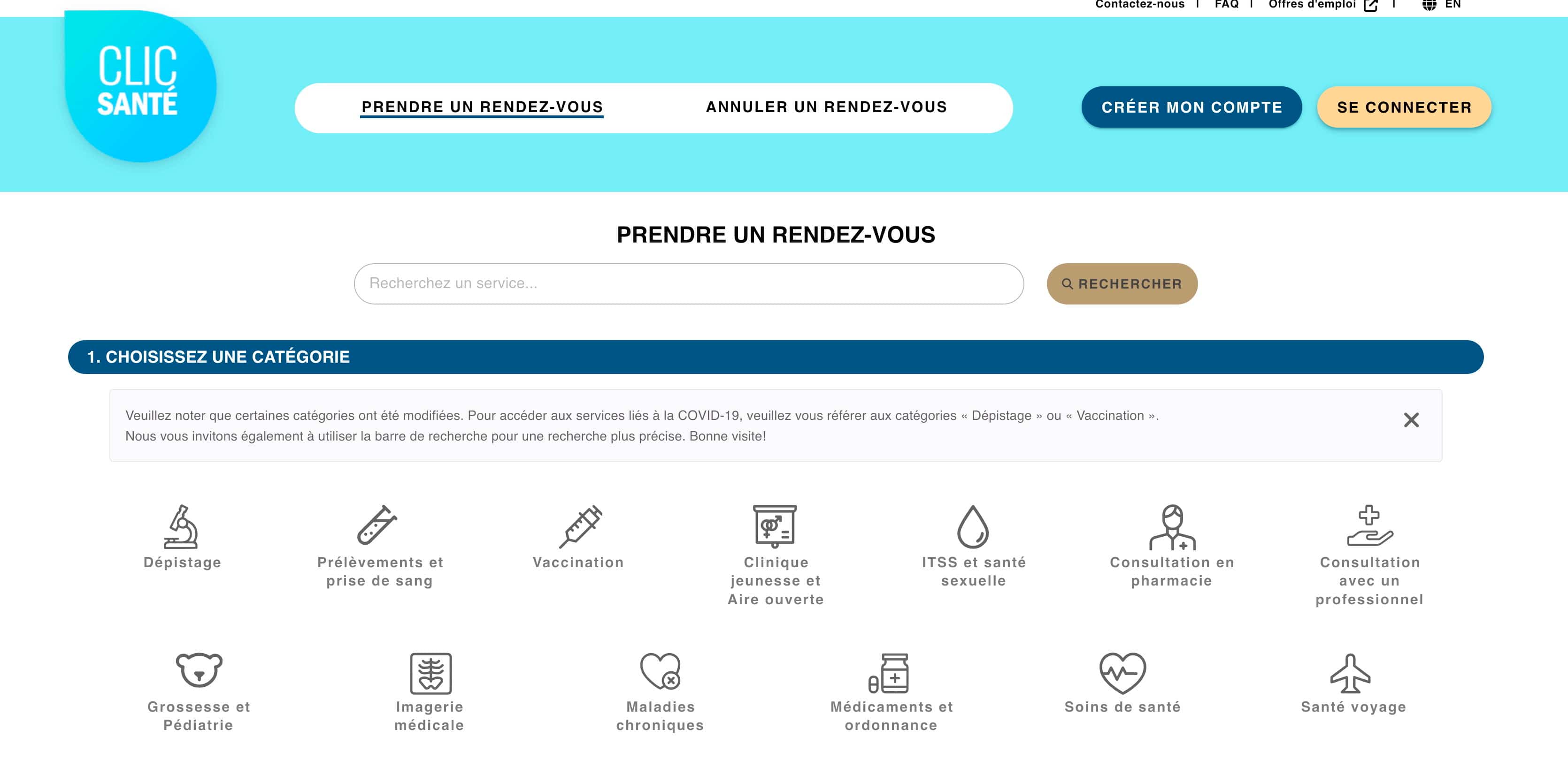 Rendez-vous médicaux: Clic santé fait la promotion du privé | JDQ