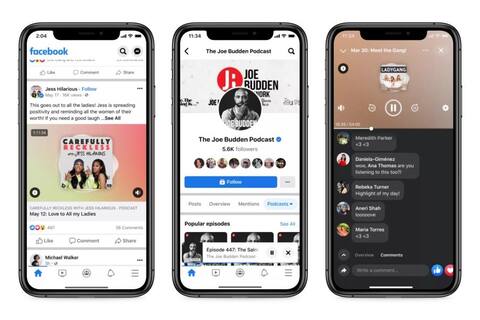 Con Live Audio Rooms, Facebook lanza una versión rival de Clubhouse