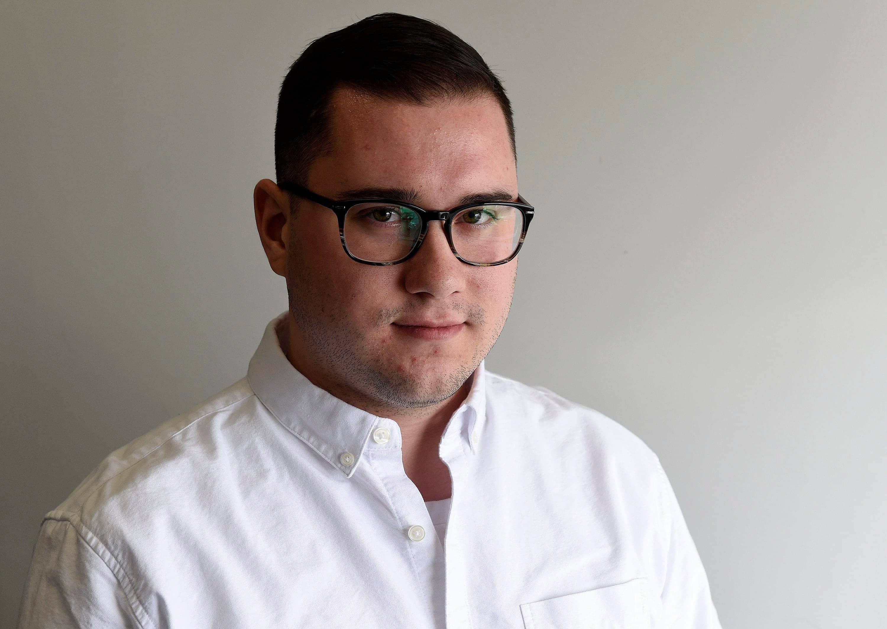 Logo du journaliste Dominic Lelièvre du Journal de Quebec, vendredi le 29 mars 2019. STEVENS LEBLANC/JOURNAL DE QUEBEC/AGENCE QMI)