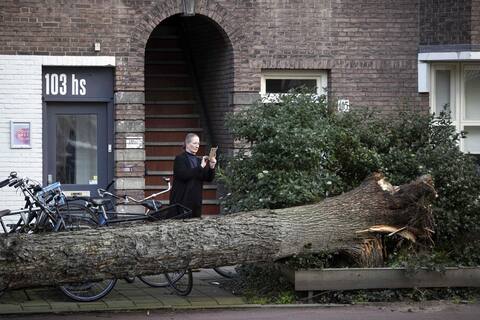 Storm Eunice swept through northern Europe, killing at least 13 people