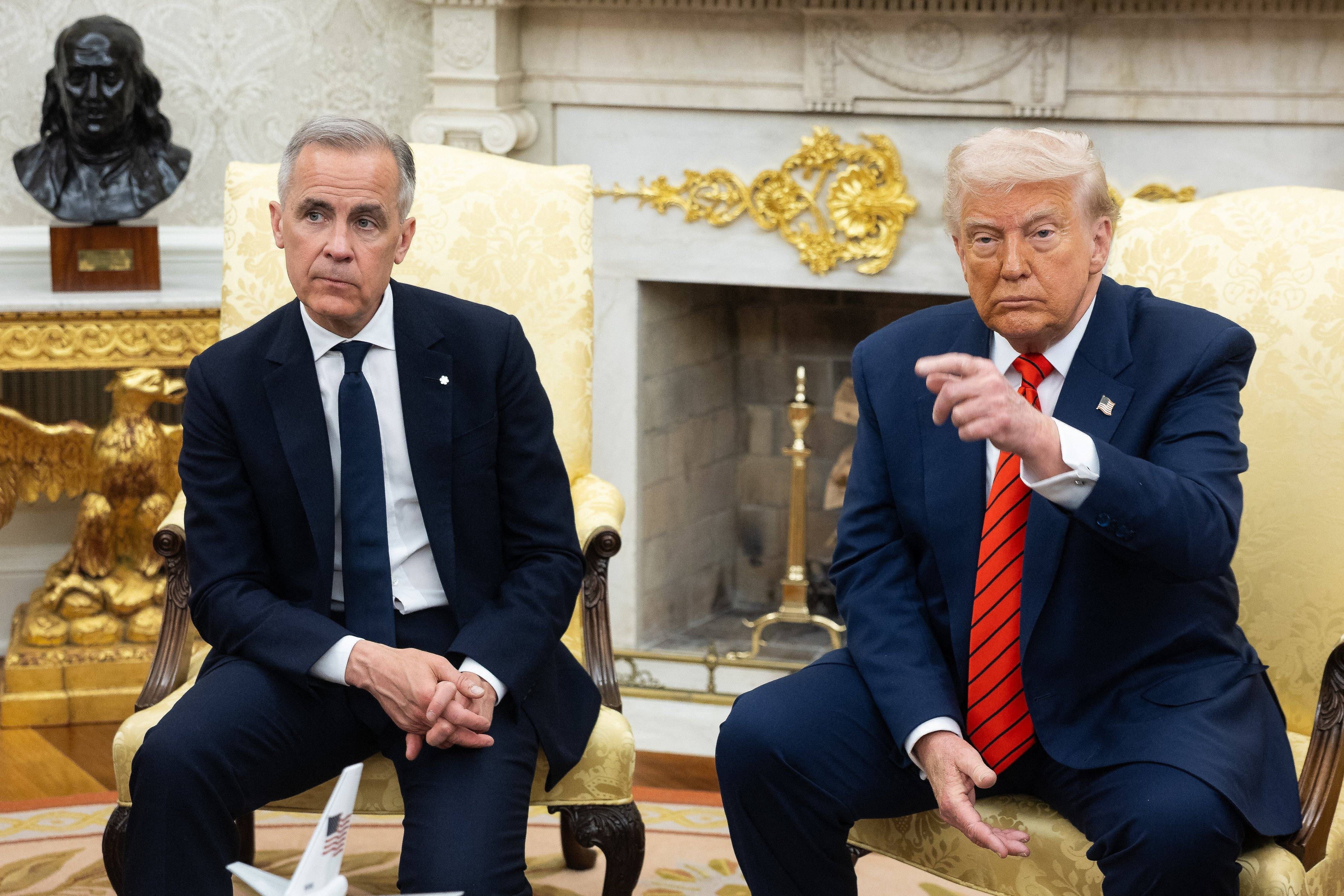 Donald Trump reprend ses menaces d’annexion économique au moment où le mot «récession» apparaît dans l’actualité
