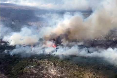 Argentina: Sigue aumentando el fuego en la Patagonia