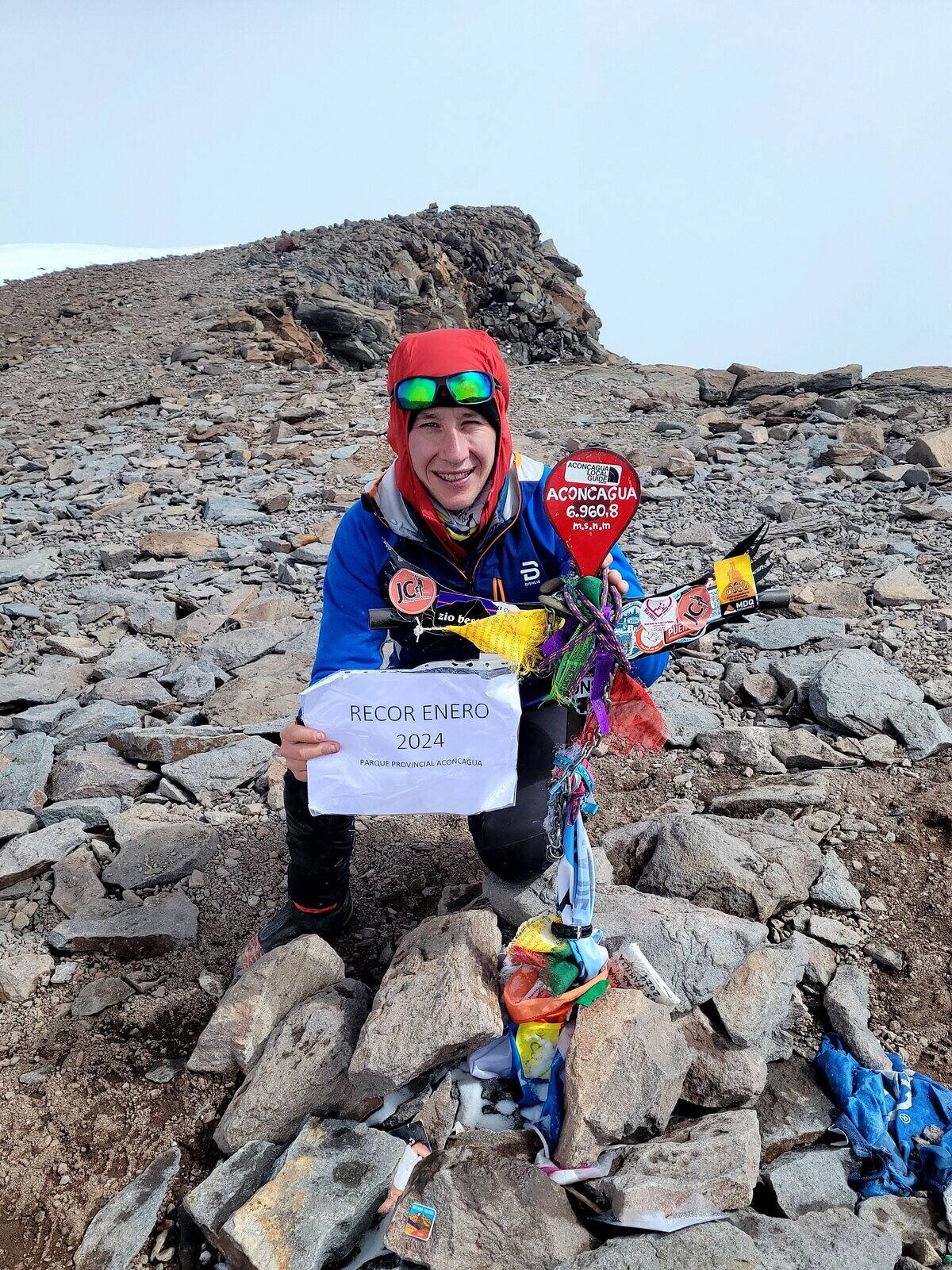 De Stoneham à l’Aconcagua: Gabriel Lemieux devient le premier Canadien à gravir le plus haut sommet de l’Amérique du Sud à la course