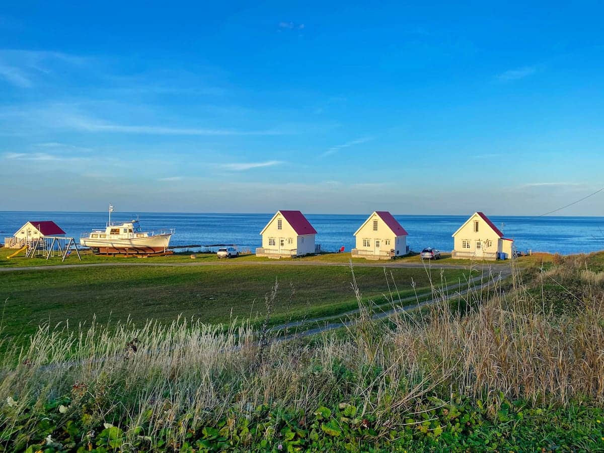 Un chalet en bord de mer en Gaspésie à louer