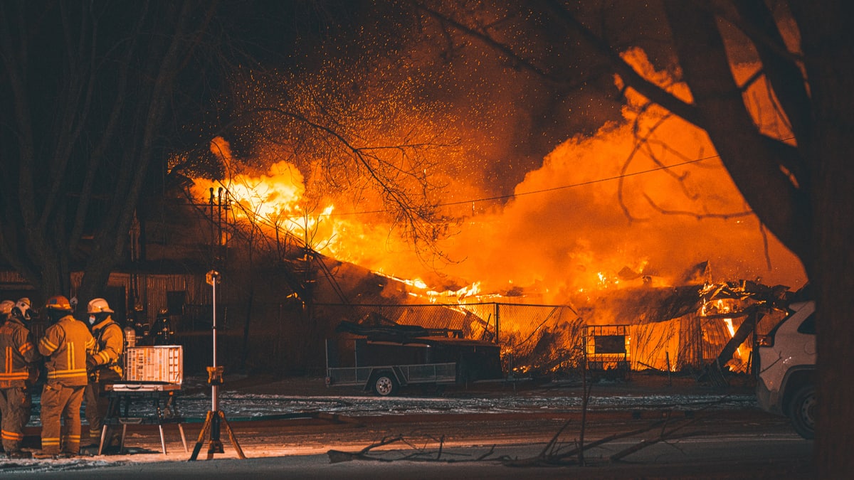 Montérégie: incendie dans un bâtiment agricole