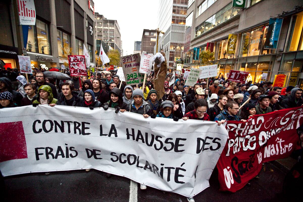 Il y a 10 ans, les manifs des carrés rouges: 7 dates importantes du ...