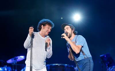 Alexandra Stréliski en las llanuras de Abraham el 8 de julio de 2024.