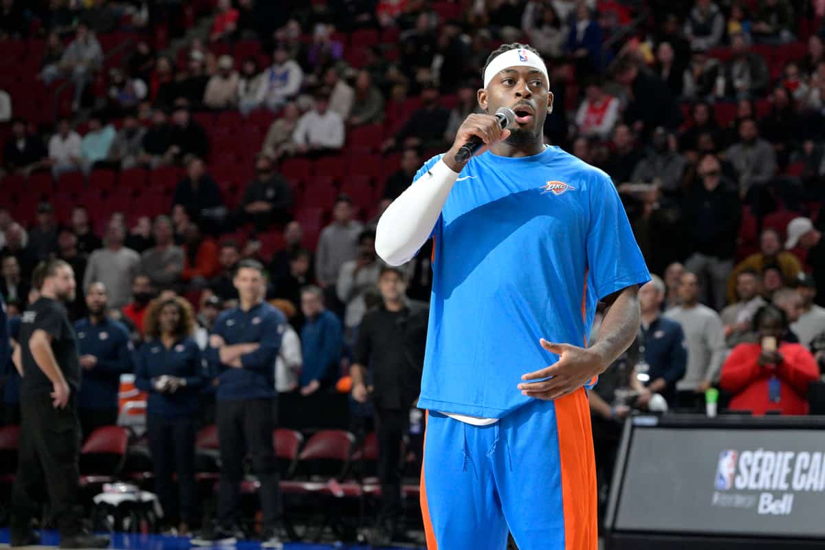 Luguentz Dort: Montreal Tribute Before NBA Finals