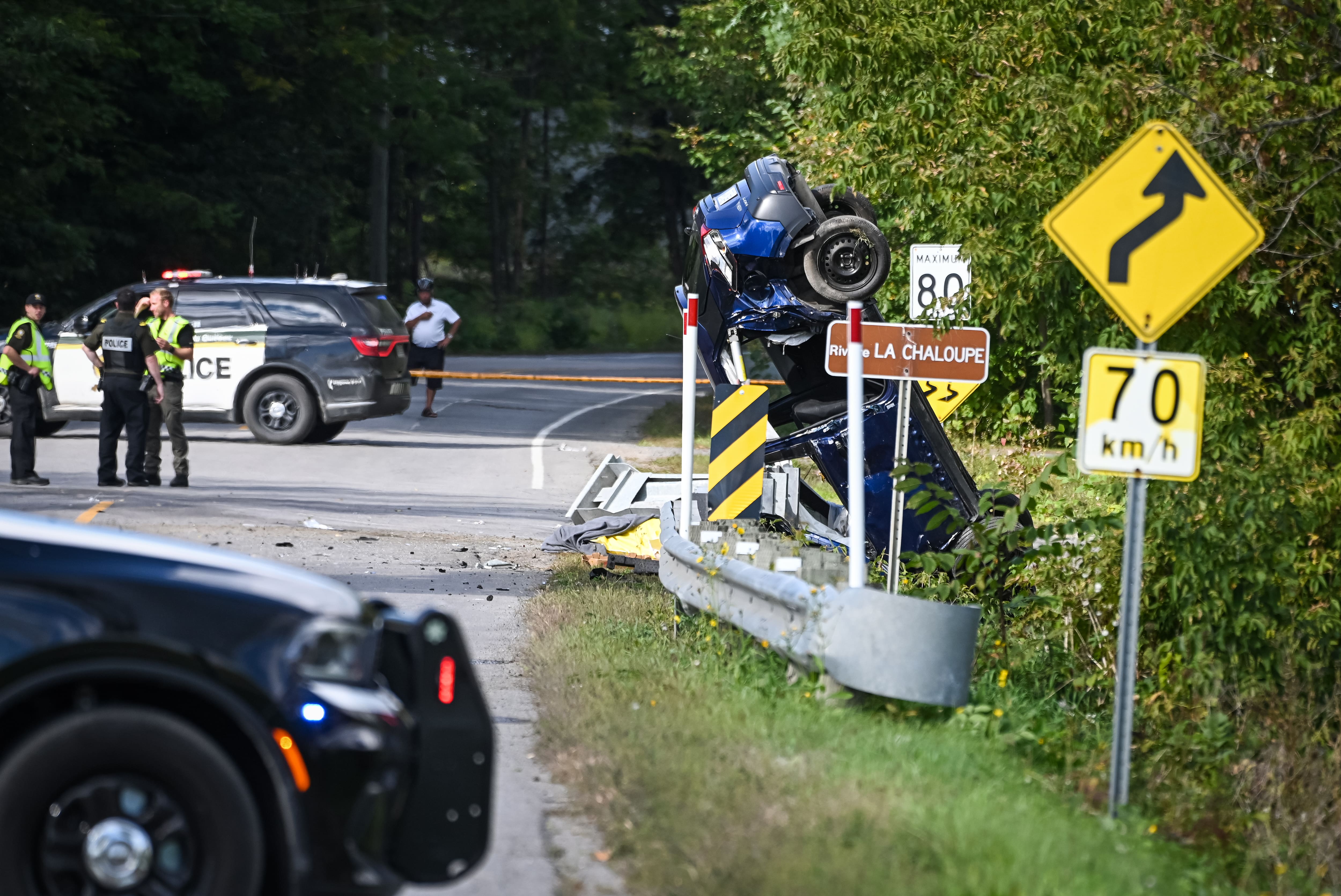 Un mort et trois blessés: tragédie routière dans Lanaudière