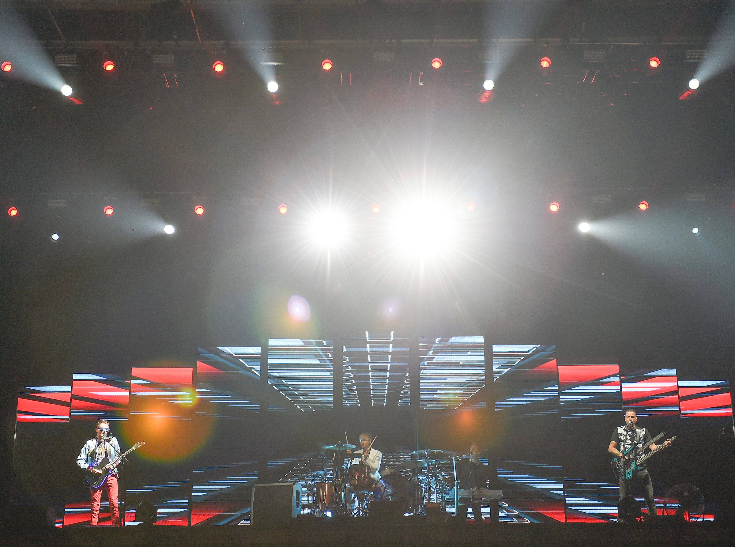 Muse lors de son concert au Festival d'été en 2017.