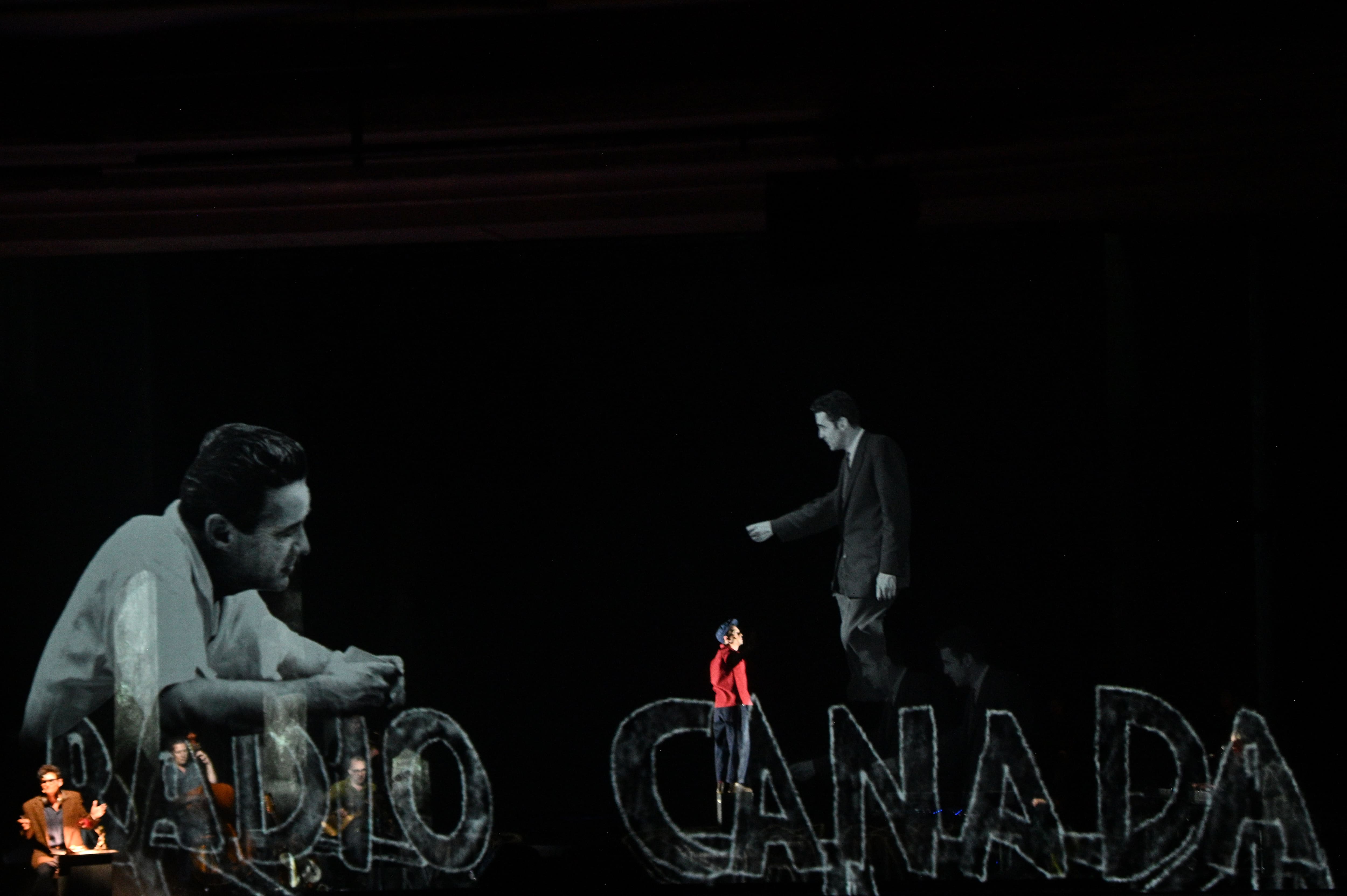 Spectacle «Félix, je me souviens» au Théâtre St-Denis, à Montréal.