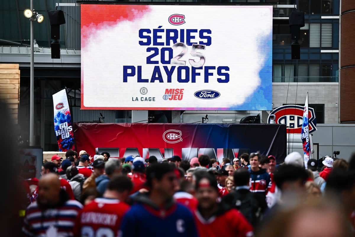 Matchs des séries sur écran géant : un billet maintenant requis pour regarder le Canadien à l’extérieur du Centre Bell