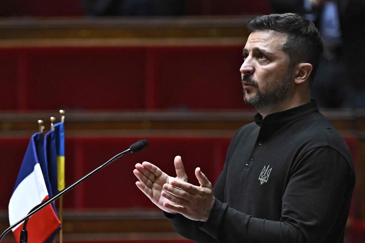 &laquo;L'Europe n'est plus un continent de paix&raquo;, dit Zelensky devant les d&eacute;put&eacute;s fran&ccedil;ais