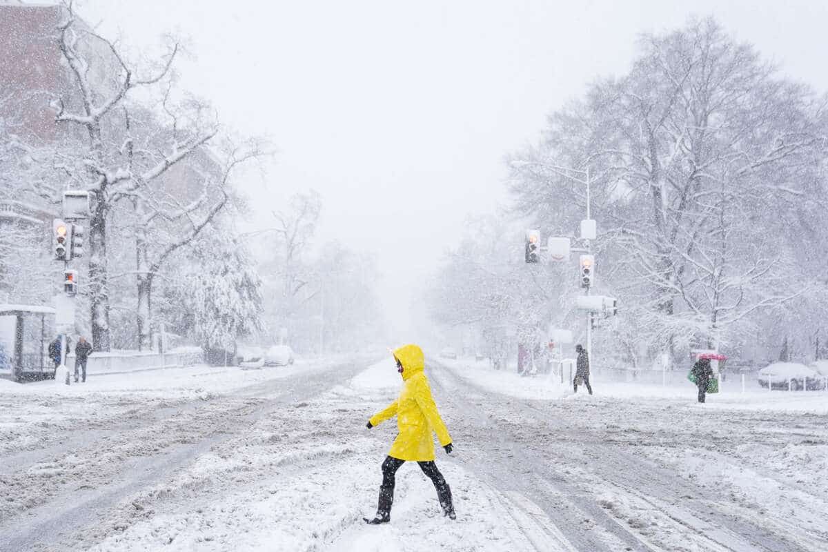 [PHOTOS] Une temp&ecirc;te de neige s&rsquo;abat sur la capitale am&eacute;ricaine