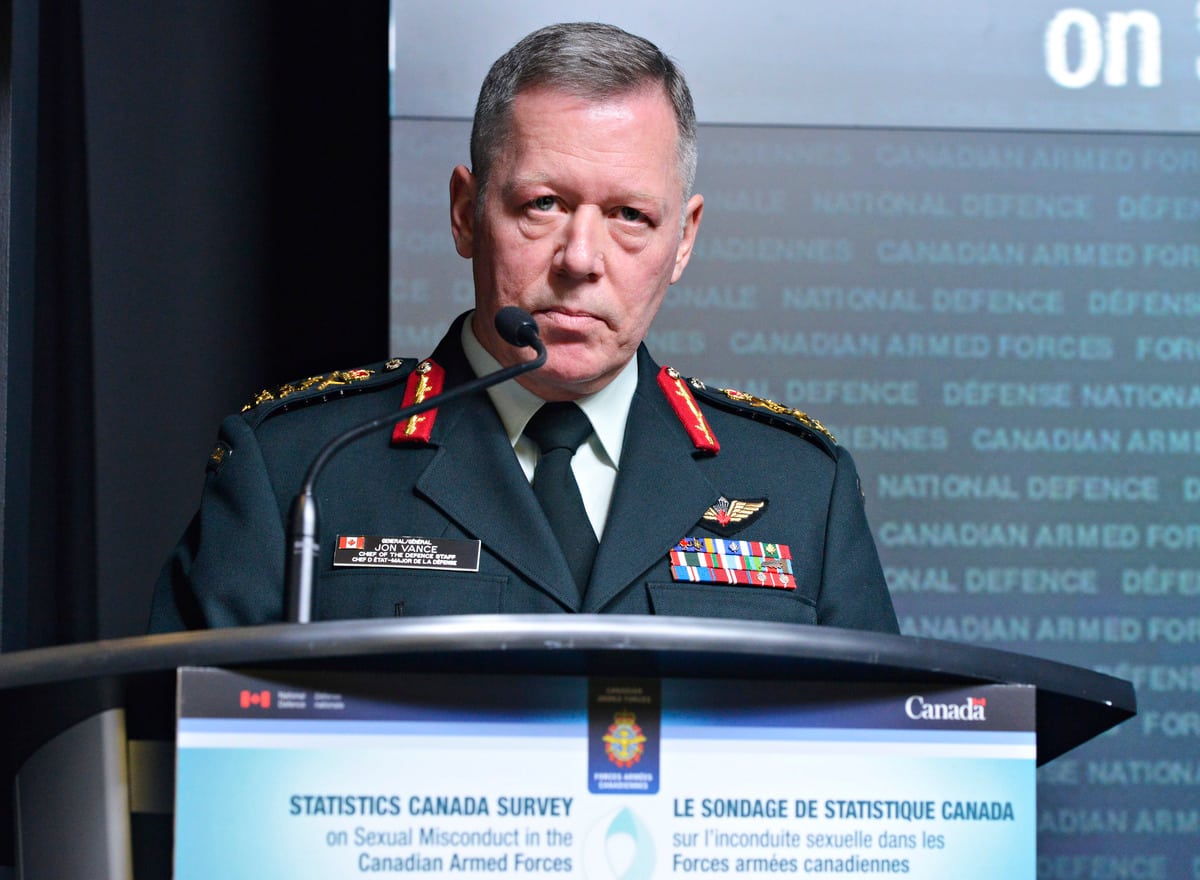 Pas d&rsquo;accusations au niveau militaire contre Jonathan Vance