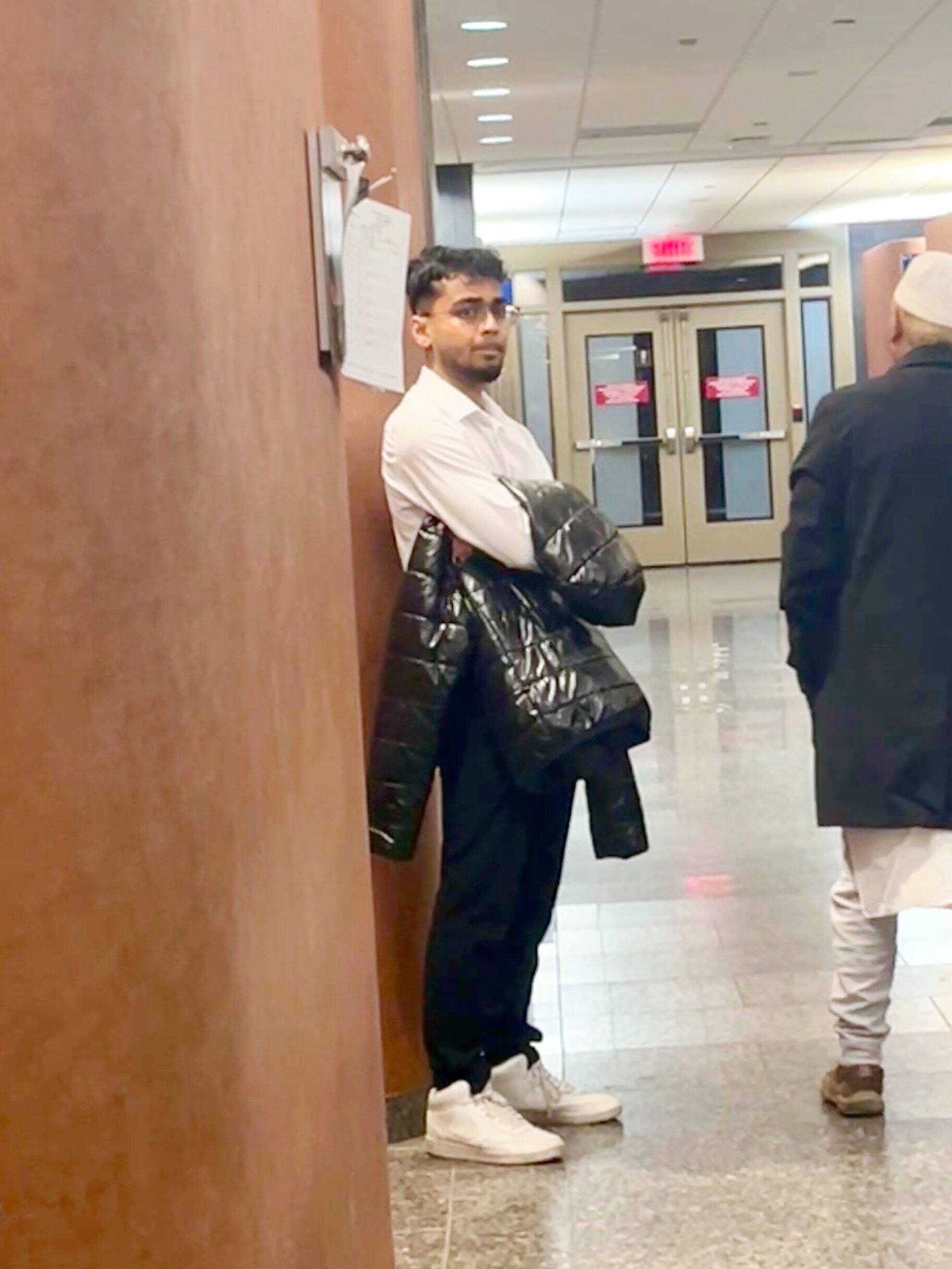 Salman Rahman a avoué avoir heurté à mort un piéton en avril au palais de justice de Montréal.