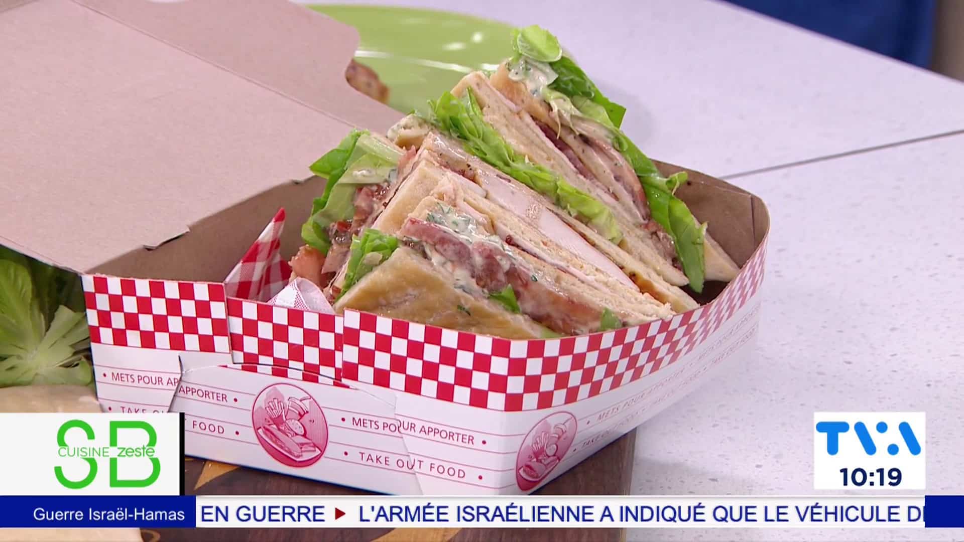 CLUB SANDWICH À LA FAÇON DU CHEF OLI 