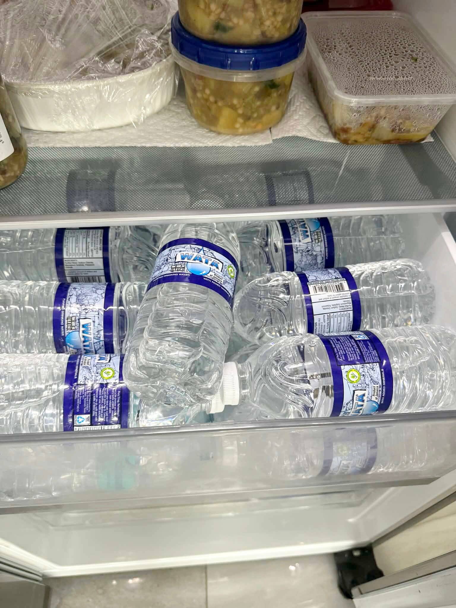 Mathieu Masson Duceppe estocou água e preparou refeições para os próximos dias.