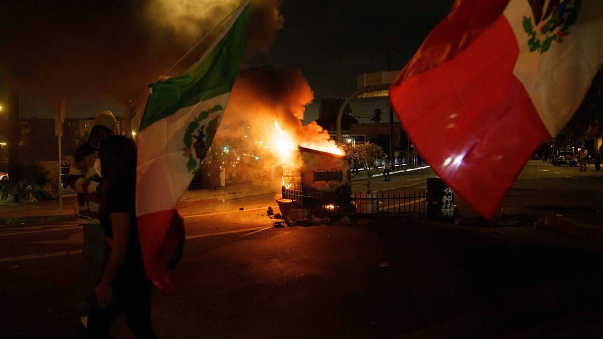 EN IMAGES | Affrontements à Los Angeles: le centre-ville bouclé, Trump demande l’envoi des troupes