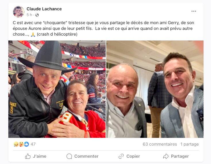 Gérard Legault - millonario