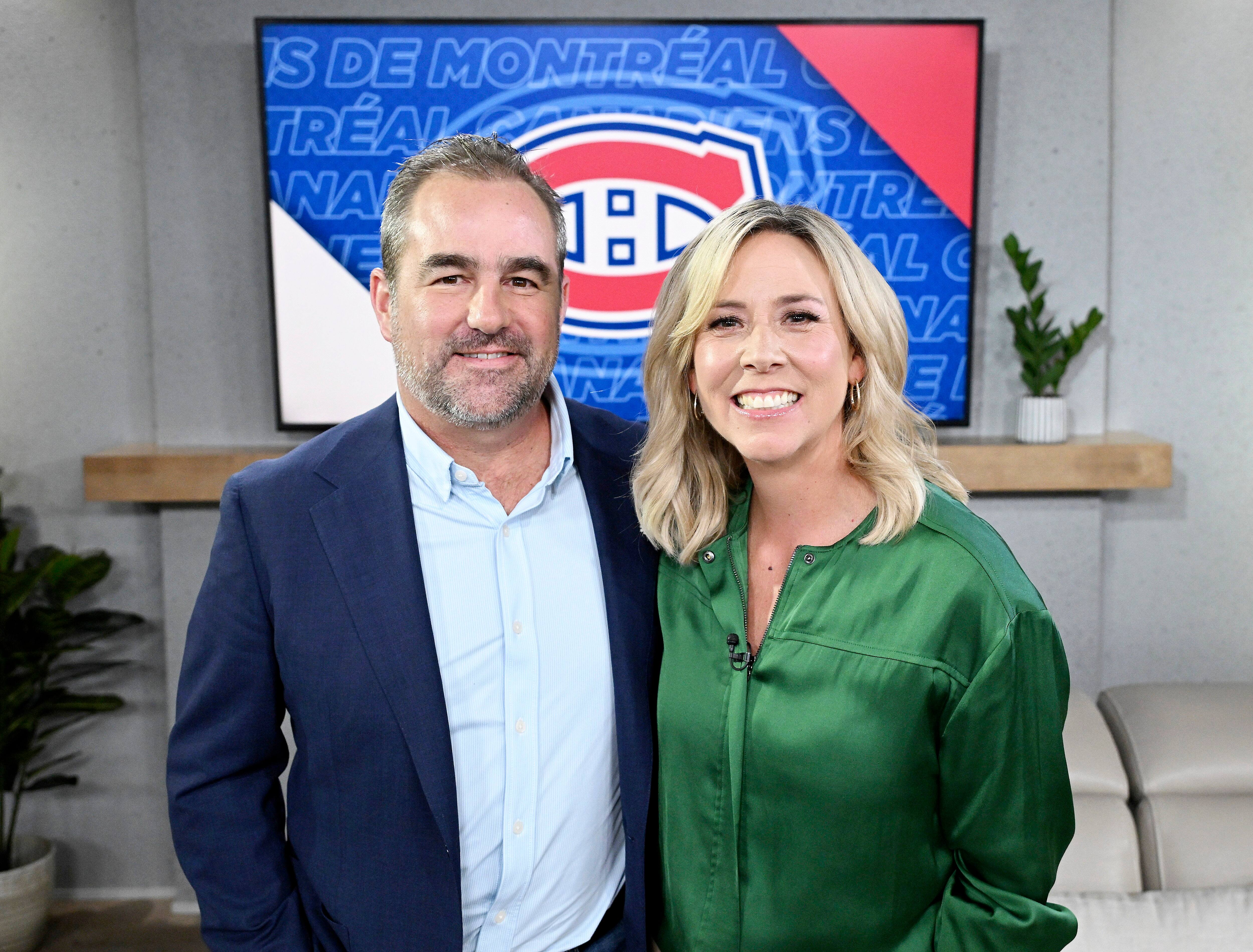 «Même le copain de ma fille, pourtant partisan des Maple Leafs de Toronto, s'est joint à la cause du CH»: Eve-Marie Lortie et Salut Bonjour sont hockey!