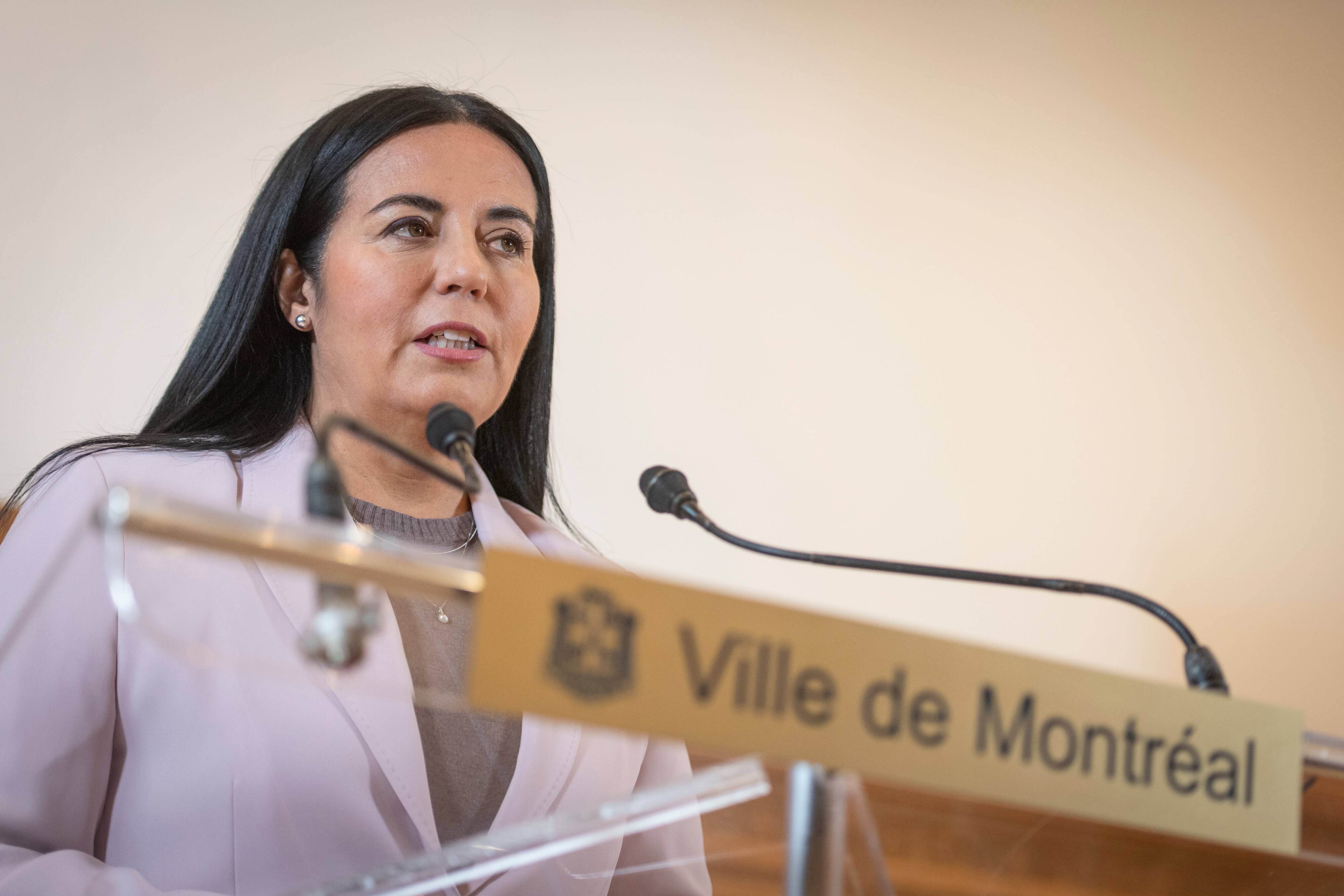 N&eacute;gos &agrave; la STM: Soraya Martinez Ferrada dit une fausset&eacute; en point de presse